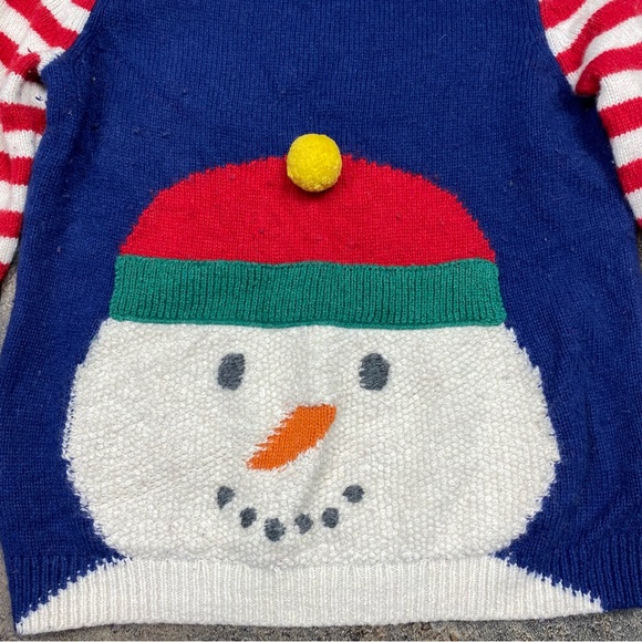 Baby/Toddler Boden Snowman Holiday/Christmas Crewneck Sweater Size 3-4Y - Picture 2 of 4